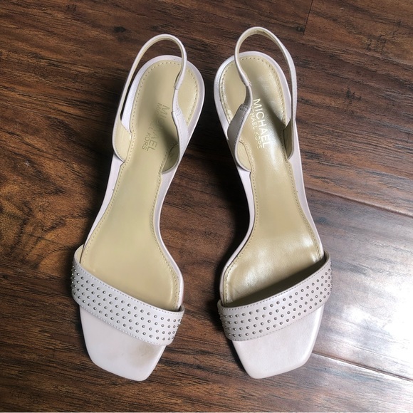 Michael Kors Shoes - nude MK strappy heels